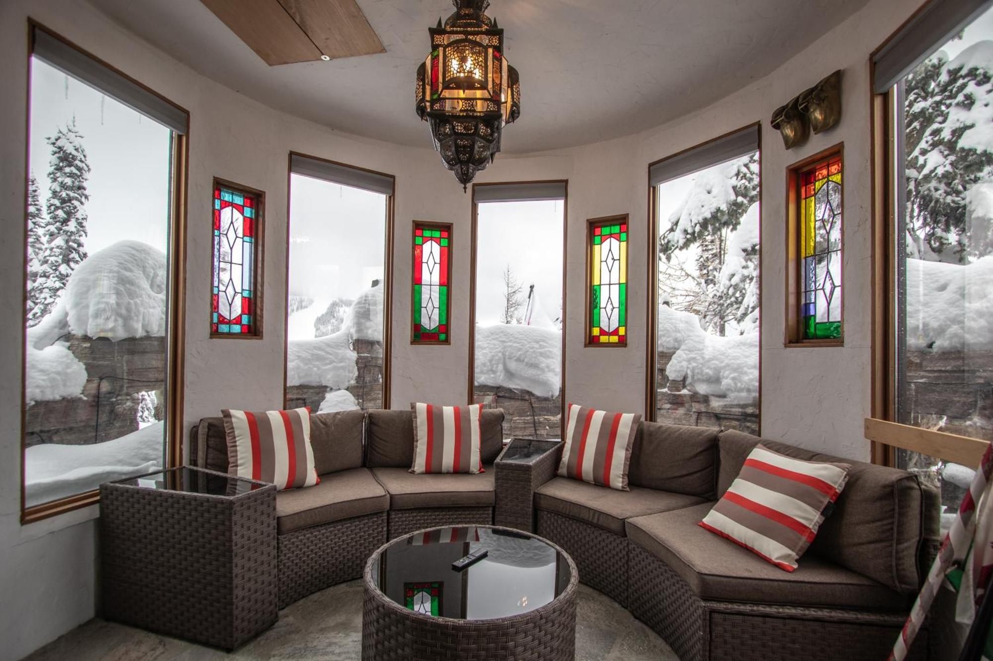 Schweitzer Castle Villa Sandpoint Bagian luar foto
